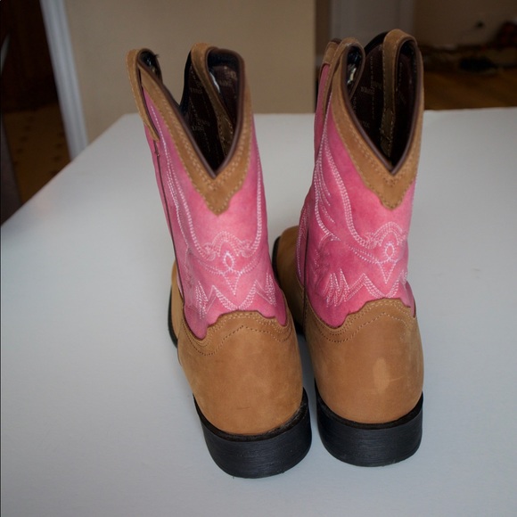 Durango pink brown western boots - Picture 5 of 7